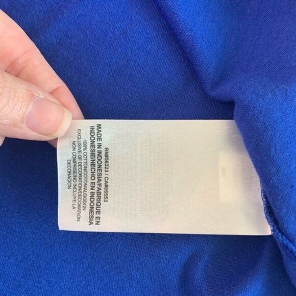 Nike Chicago Cubs Baseball V-Neck Short Sleeve Tee - Picture 4 of 6